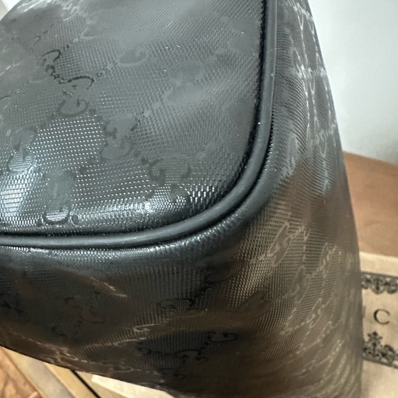 Gucci Imprime Monogram Medium Joy Stud Boston Black!!! - Picture 12 of 17